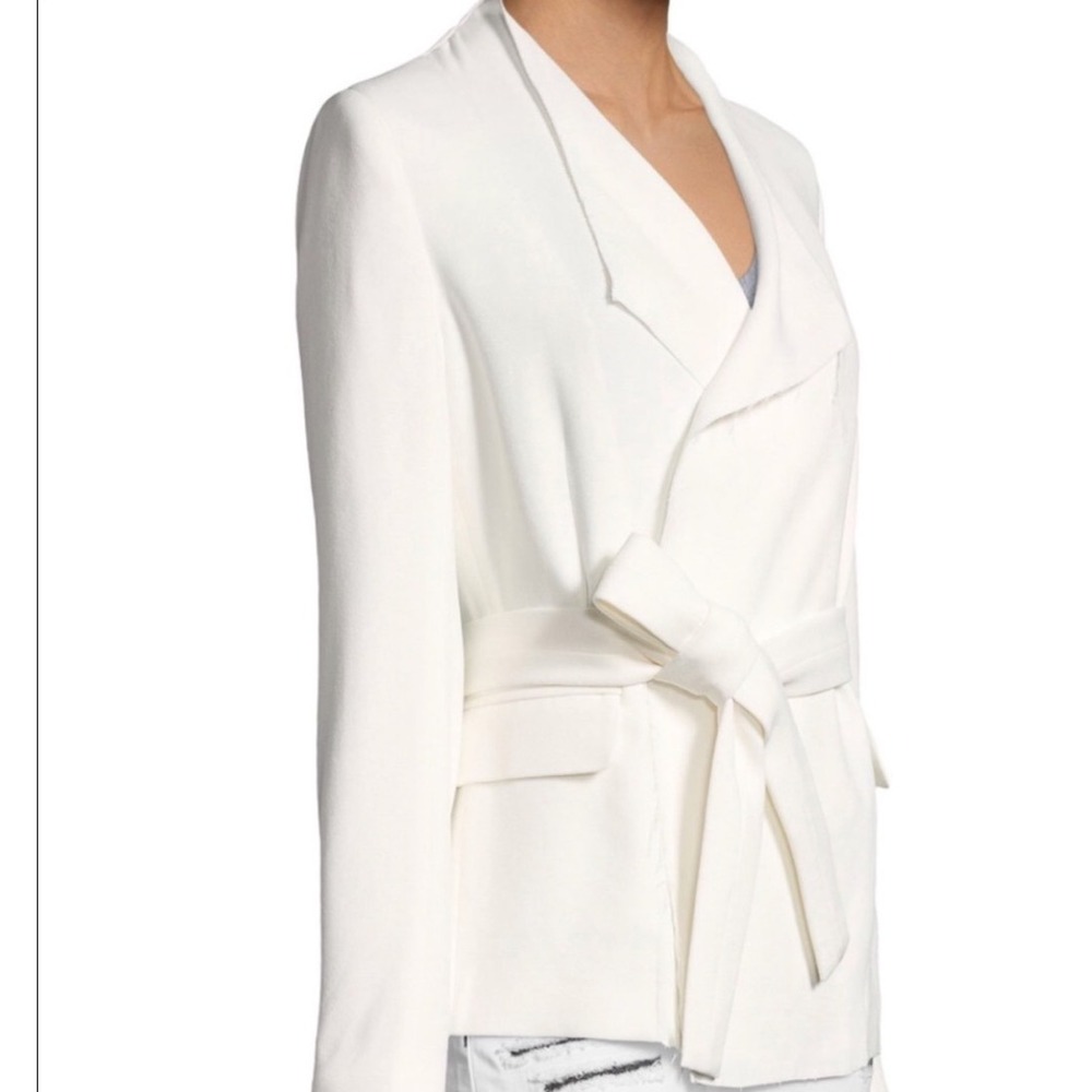 IRO White Belted Blazer Jacket